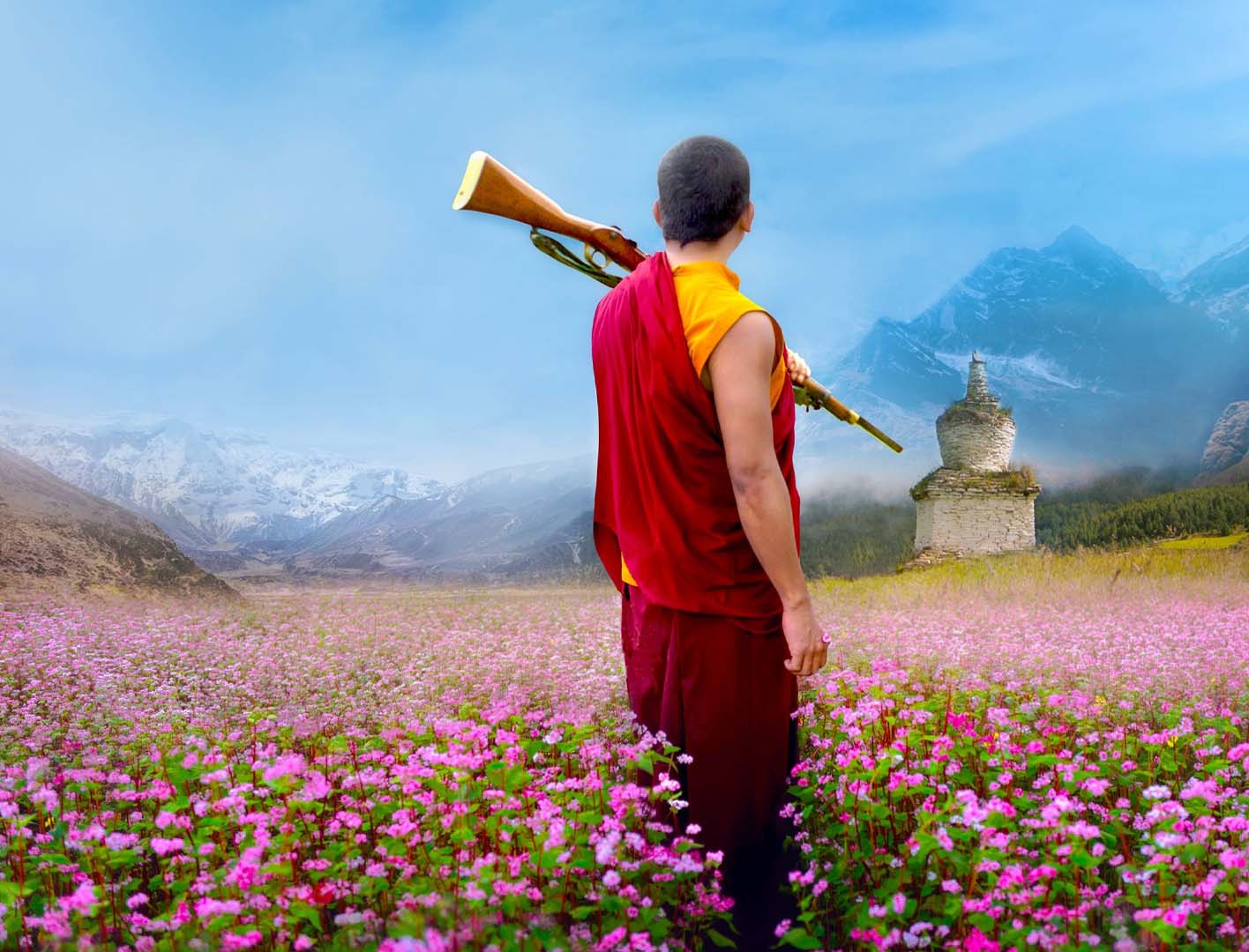 راهب و تفنگ The Monk and the Gun