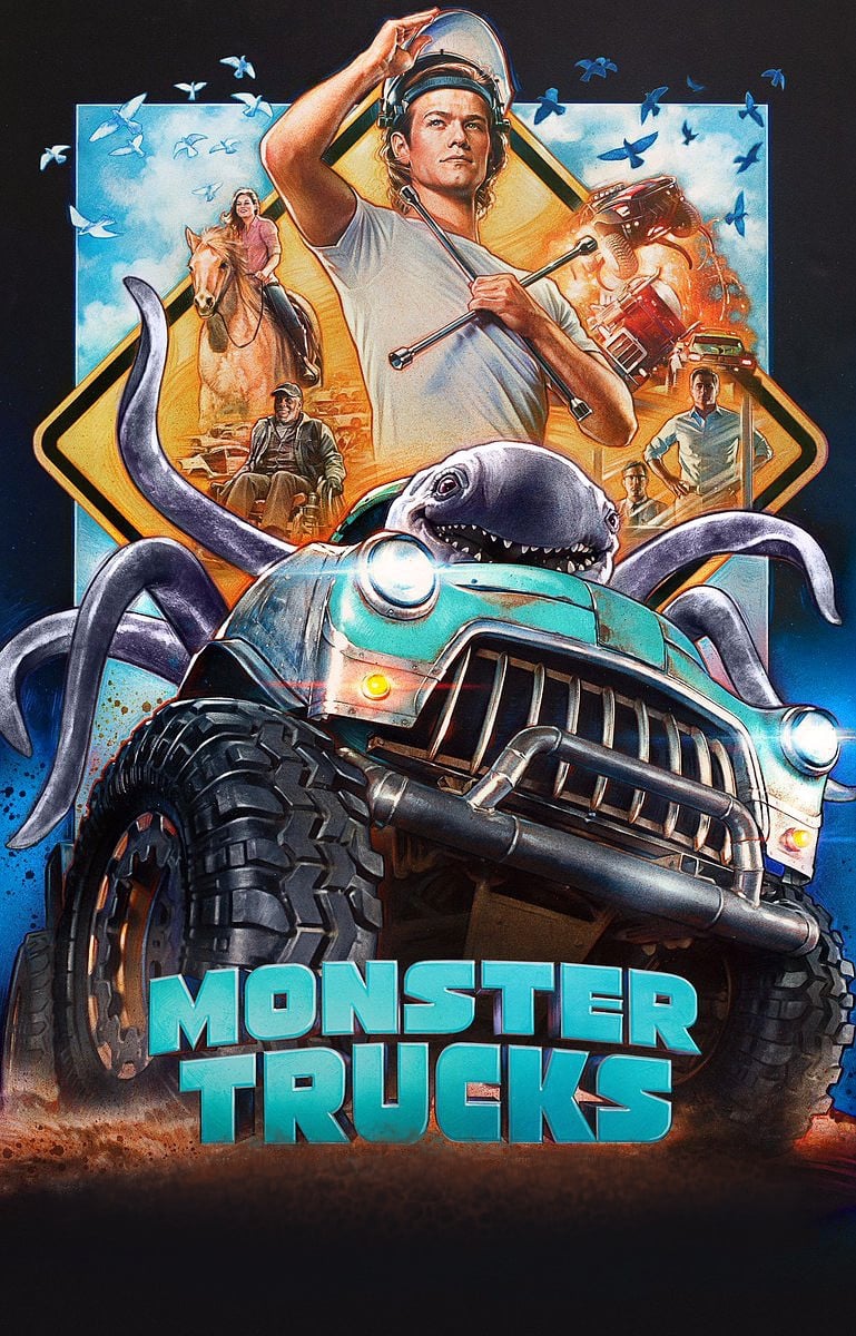 پوستر ماشین‌های هیولا Monster Trucks
