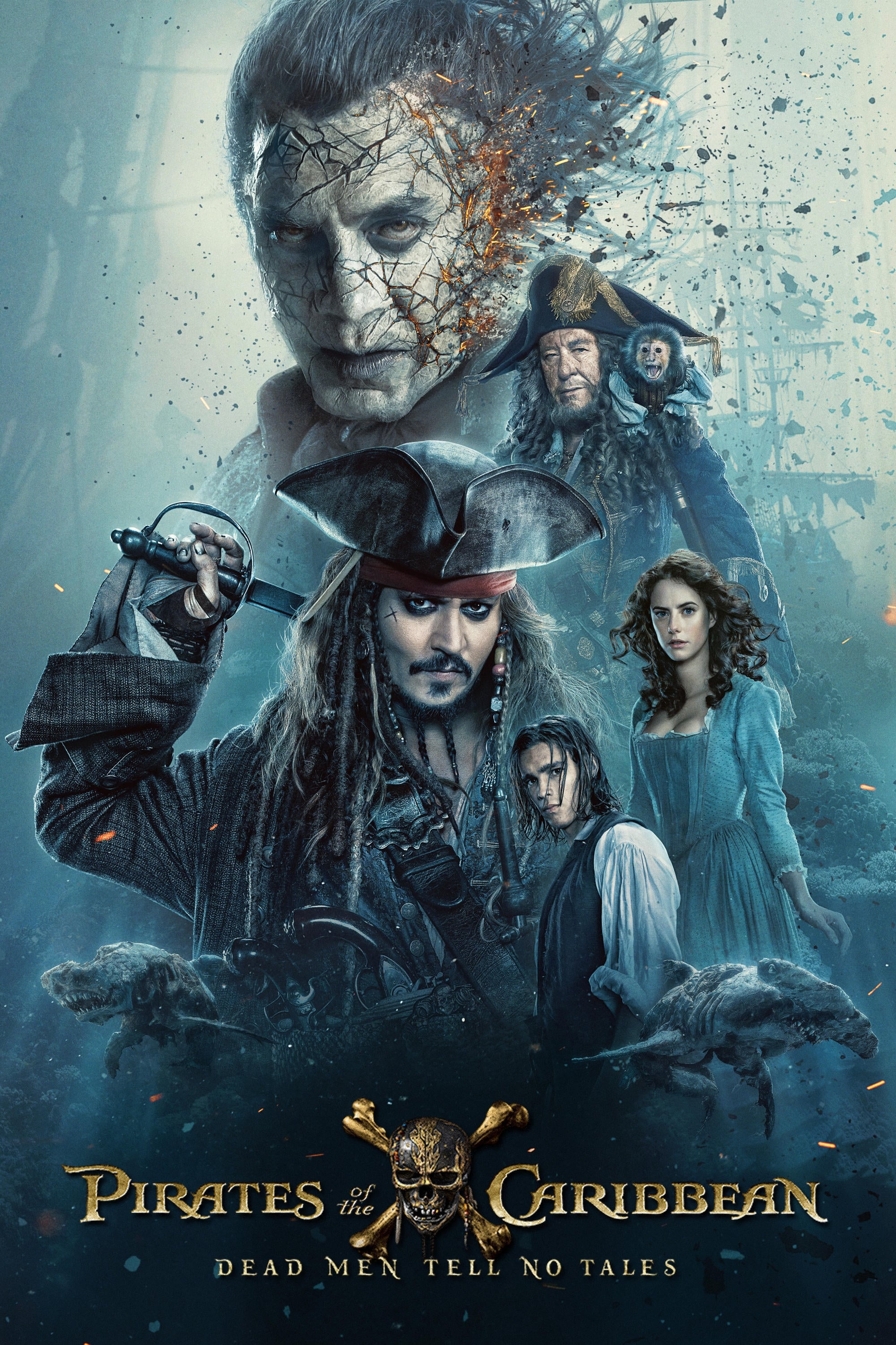 پوستر دزدان دریایی کارائیب: مرد مرده قصه نمی گوید Pirates of the Caribbean: Dead Men Tell No Tales
